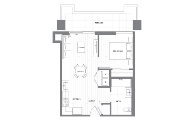Unit S-0510 S-0510 floor plan